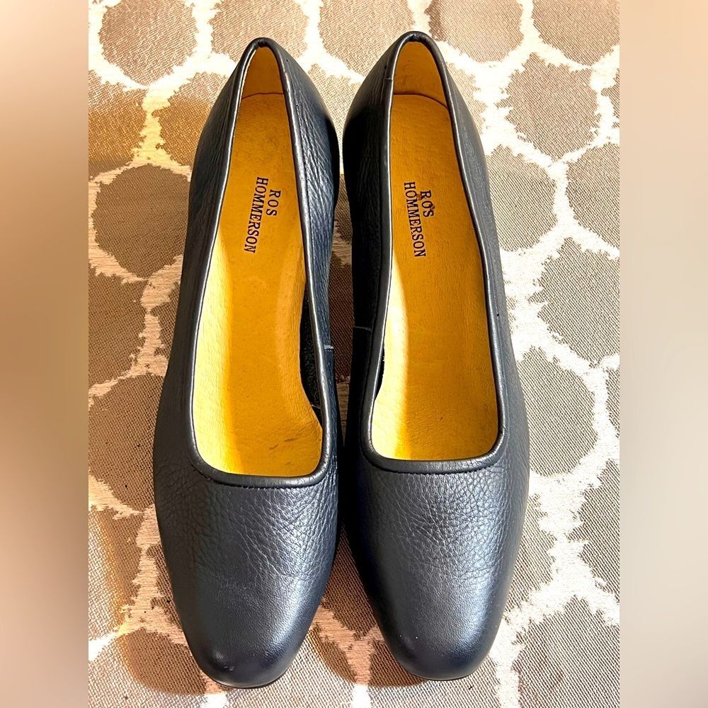 Ros Hommerson Blue Heels Elegant Design